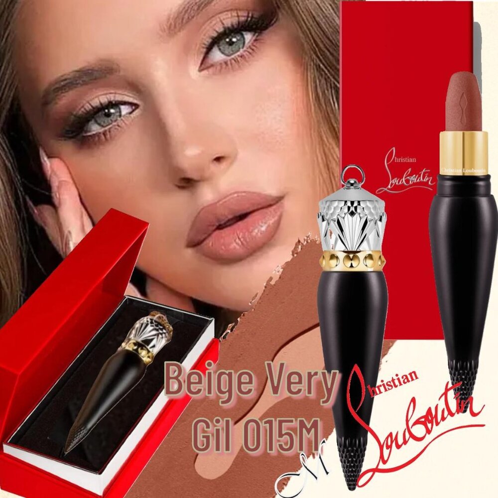 Christian Louboutin Velvet Matte*Lipstick~Beige Very Gil 015M 3.8g NIB/Sealed